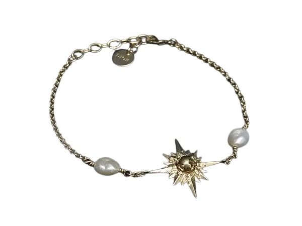 ChristianDior ディオール ブレスレット ゴールド系 メタル レディース 美品【本物保証】