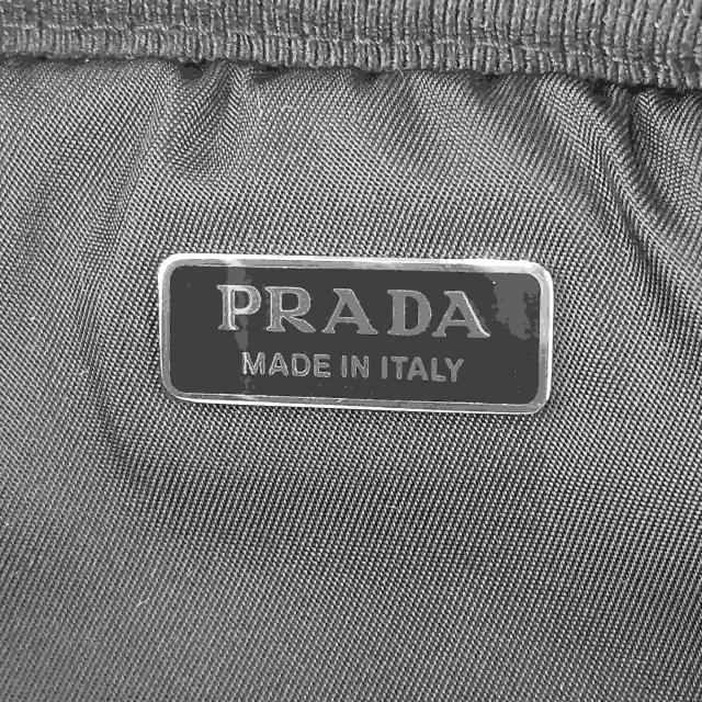 PRADA プラダ ショルダーバッグ 2WAY クロスボディバッグ 1DH046 ピンク ナイロン レディース リストレット ポーチ シルバー金具 三角ロゴプレート 花柄 超美品【本物保証】_8