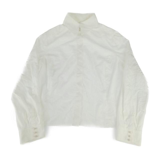 CHANEL シャネル ブラウス ココマーク パールボタンシャツ  