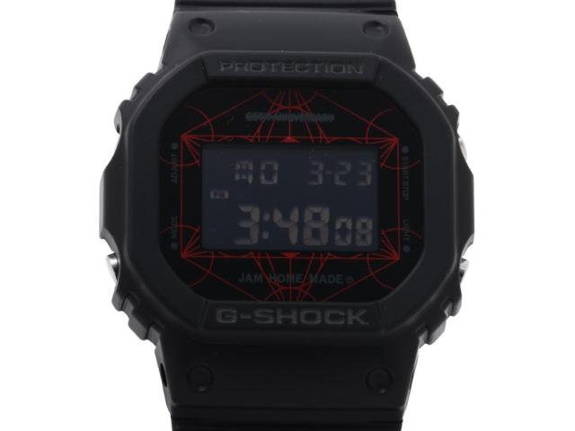 CASIO カシオ 腕時計 G-SHOCK DW-5600VT ブラック系 樹脂 メンズ JAM HOME MADE 25周年 コラボモデル デジタル 新品未使用展示品【本物保証】