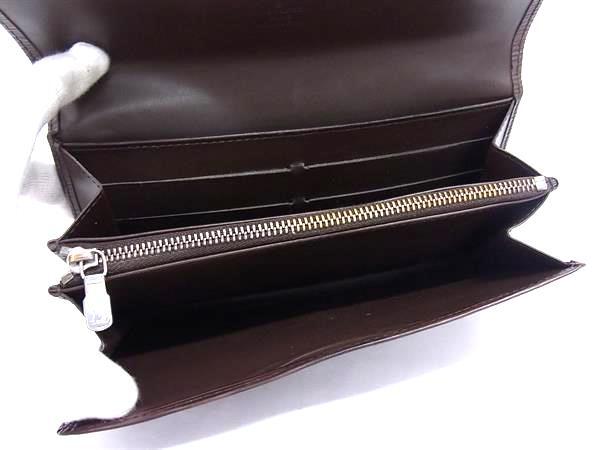 LOUIS VUITTON ルイヴィトン 財布 ポルトモネ カルトクレディ M6357D ブラウン エピ ユニセックス 二つ折り長財布 シルバー金具 美品【本物保証】 LOUIS VUITTON ルイヴィトン 財布 ポルトモネ カルトクレディ M6357D