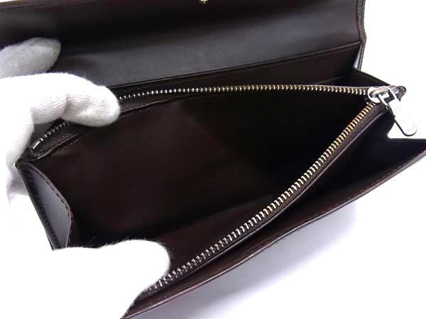 LOUIS VUITTON ルイヴィトン 財布 ポルトモネ カルトクレディ M6357D ブラウン エピ ユニセックス 二つ折り長財布 シルバー金具 美品【本物保証】_5