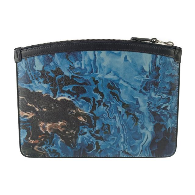 新品未当てはめる見せびらかす品 dunhill ダン吸血鬼 クラッチペダル御徒面子 公爵 ビー玉 スモール ジップフォリオ DU19R3850MR472 青味 なめし革 メンズ 車寄せ 二つ目御徒面子【本物言いはなつ】