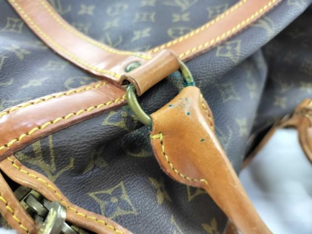 LOUIS VUITTON ルイヴィトン ボストンバッグ サックシヤン40 M42024 ブラウン系 モノグラム ユニセックス ハンドバッグ ペットキャリー【本物保証】_3