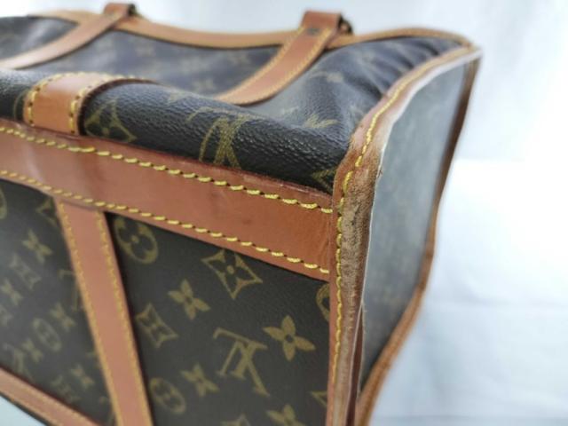 LOUIS VUITTON ルイヴィトン ボストンバッグ サックシヤン40 M42024 ブラウン系 モノグラム ユニセックス ハンドバッグ ペットキャリー【本物保証】_4