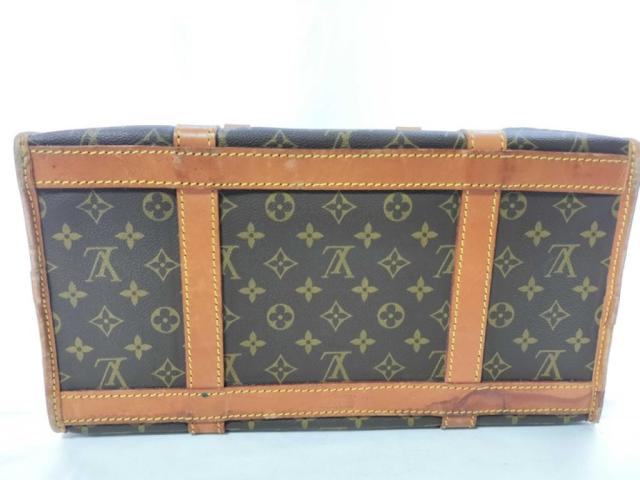 LOUIS VUITTON ルイヴィトン ボストンバッグ サックシヤン40 M42024 ブラウン系 モノグラム ユニセックス ハンドバッグ ペットキャリー【本物保証】_5