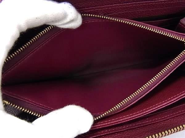 LOUIS VUITTON ルイヴィトン 財布 ジッピーウォレット M60549 オロール(ボルドー系) モノグラムアンプラント レディース ラウンドファスナー 長財布【本物保証】