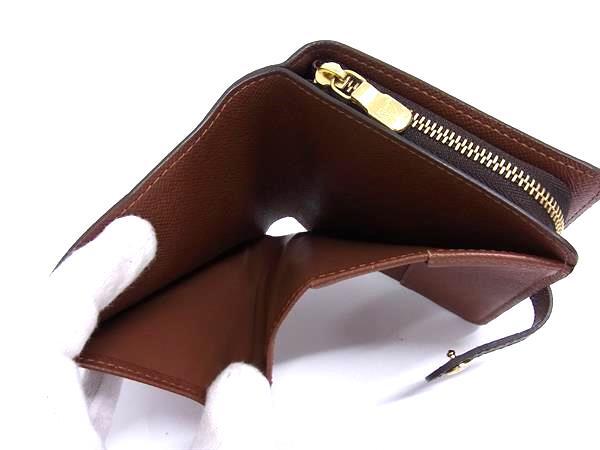 ルイ ヴィトン◎コンパクトジップ モノグラム ラウンドファスナー ブラウン 茶色 ルイヴィトン コンパクトジップ モノグラム 折り財布 ラウンド