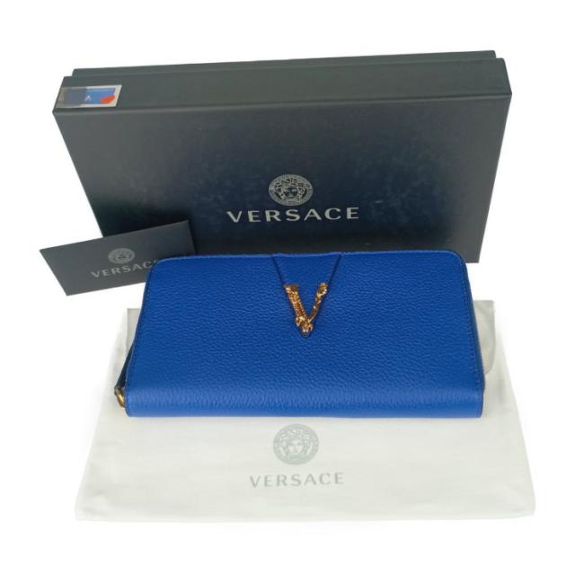 新品未使用展示品 VERSACE ヴェルサーチェ 財布 ヴィルトゥス ラウンド  