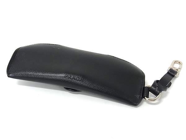 PRADA プラダ メガネケース 2RA002 ブラック レザー ユニセックス