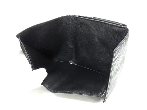 ルイヴィトン ポルトモネビエカルトクレディ エピ ブラック 三つ折り