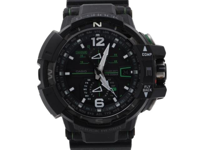 CASIO カシオ 腕時計 G-SHOCK MASTER OF G - AIR GRAVITYMASTER GW-A1100-1A3JF ブラック系 樹脂 メンズ アナログ 美品【本物保証】