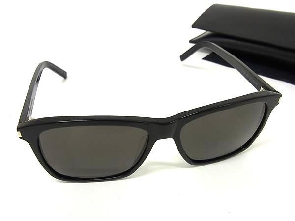 SAINT LAURENT サンローラン サングラス SL 339 ブラック クリアブラック プラスチック ユニセックス 美品【本物保証】