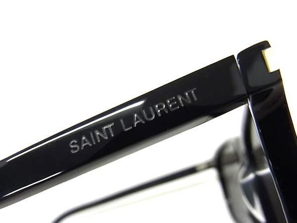SAINT LAURENT サンローラン サングラス SL 339 ブラック クリアブラック プラスチック ユニセックス 美品【本物保証】 SAINT LAURENT サンローラン サングラス SL 339 001 アジアンフィット