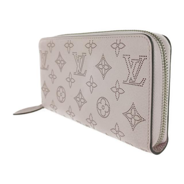 美品 LOUIS VUITTON ルイヴィトン 長財布 ジッピーウォレット M81426 ギモーヴ ピンク系 シルバー金具 マヒナ・カーフレザー レディース モノグラム ラウンドファスナー【本物保証】_1