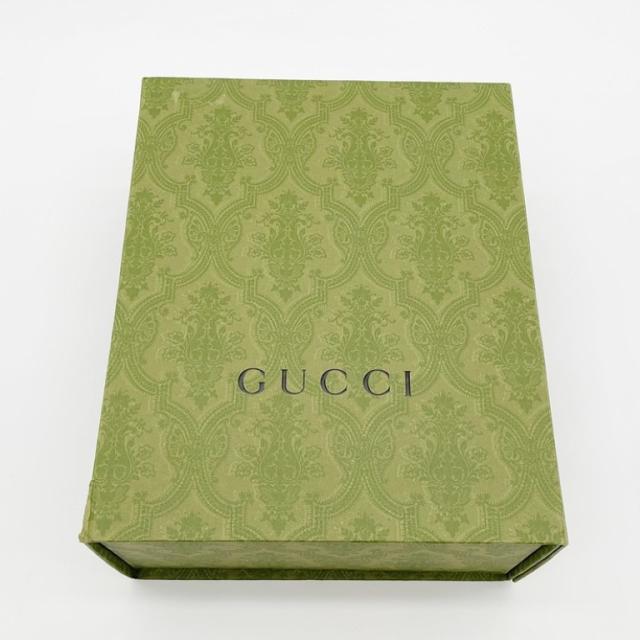 GUCCI グッチ スカーフ マフラー GGジャカード 495592 ブラウン ベージュ系 ウール 91%、シルク 9% ユニセックス 超美品【本物保証】_5