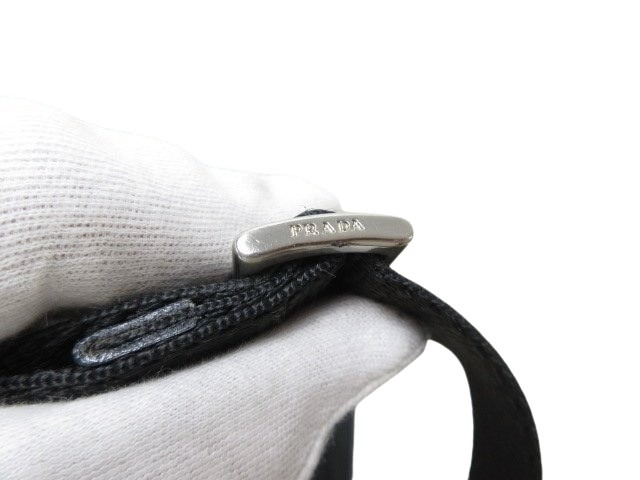 ✨極希少✨プラダ ショルダーバッグ 三角ロゴ フラップ ナイロン レザー 黒 ✨近年モデル・極美品✨プラダ ショルダーバッグ 三角ロゴ