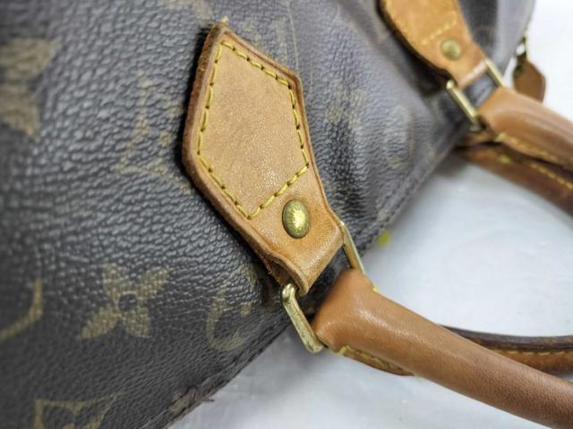 LOUIS VUITTON ルイヴィトン ハンドバッグ スピーディ35 M41107 ブラウン モノグラム・キャンバス レディース ミニボストンバッグ ゴールド金具【本物保証】_3