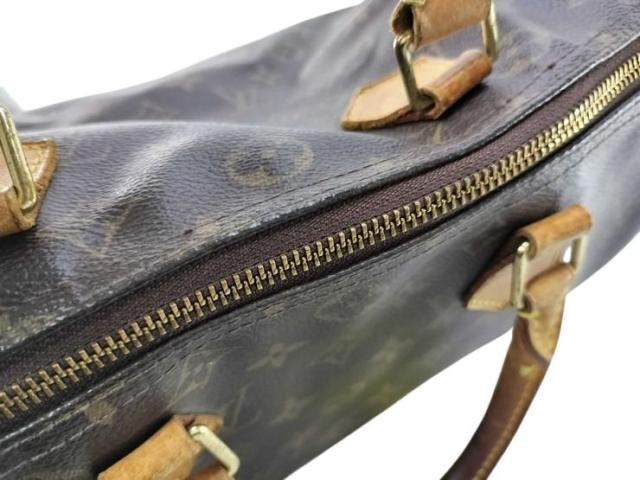 LOUIS VUITTON ルイヴィトン ハンドバッグ スピーディ35 M41107 ブラウン モノグラム・キャンバス レディース ミニボストンバッグ ゴールド金具【本物保証】_4