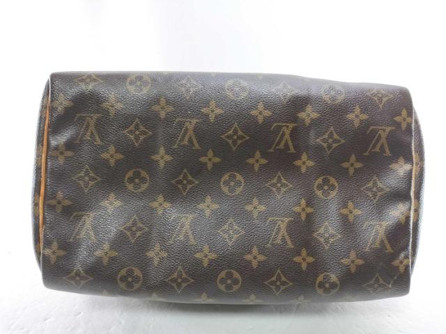 LOUIS VUITTON ルイヴィトン ハンドバッグ スピーディ35 M41107 ブラウン モノグラム・キャンバス レディース ミニボストンバッグ ゴールド金具【本物保証】_6
