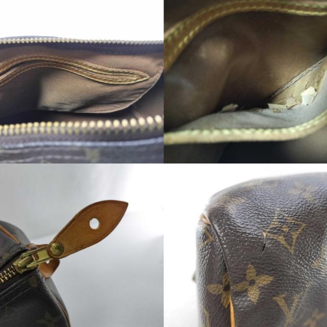 LOUIS VUITTON ルイヴィトン ハンドバッグ スピーディ35 M41107 ブラウン モノグラム・キャンバス レディース ミニボストンバッグ ゴールド金具【本物保証】_8