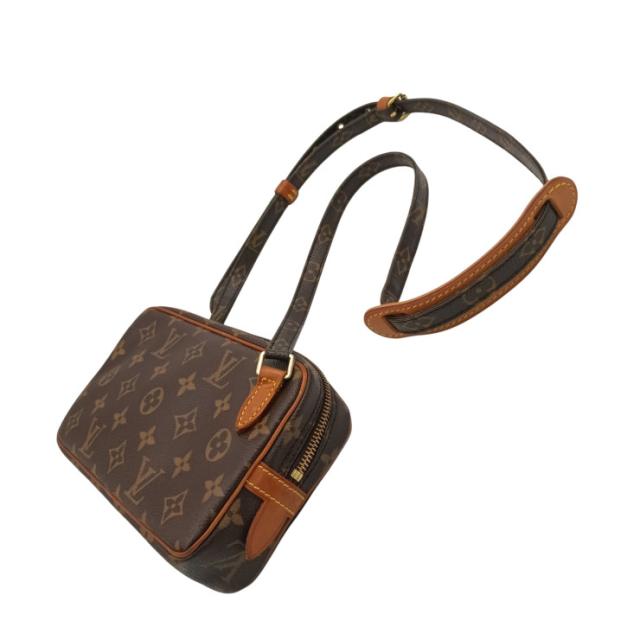 LOUIS VUITTON ルイヴィトン ショルダーバッグ モノグラム マルリー バンドリエール M51828 ブラウン PVC レザー ユニセックス ポシェット 美品【本物保証】_1