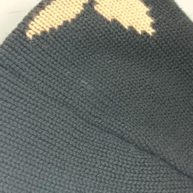 美品 LOUIS VUITTON ルイ ヴィトン キャップ ボネ・モーニングラム ビーニー M70840 ブラック ベージュ系 ウール 100% ユニセックス ニット帽 ビーニー【本物保証】 美品 LOUIS VUITTON ルイ ヴィトン キャップ ボネ・モーニングラム