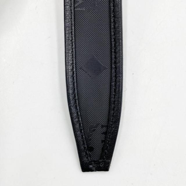 MCM エムシーエム ベルト ブラック キャンバス レザー メンズ ゴールド
