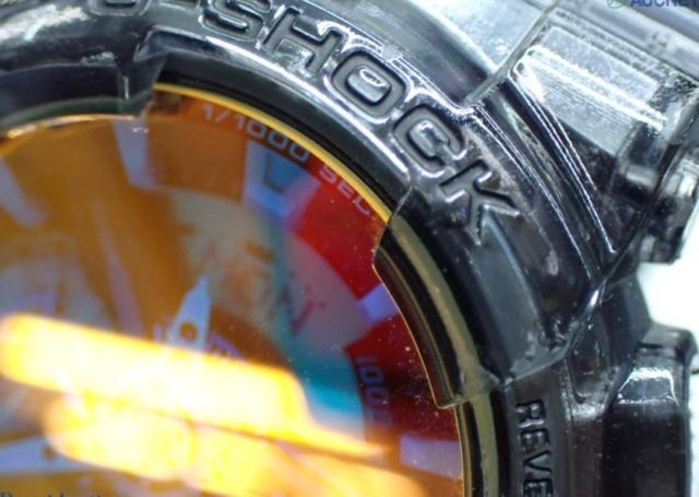 CASIO カシオ 腕時計 G-SHOCK ANALOG-DIGITAL 110 SERIES GA-110TLS-8AJF グラデーション クリアブラック系 樹脂 メンズ アナデジ 美品【本物保証】_8