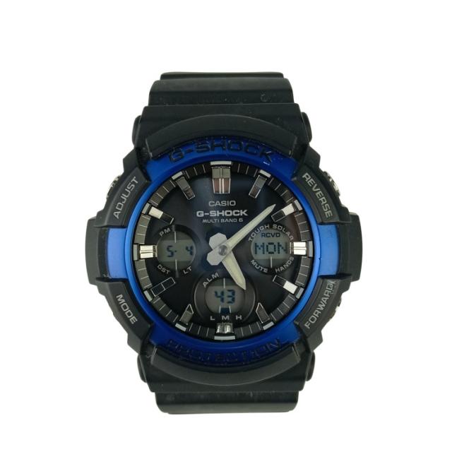 CASIO カシオ 腕時計 G-SHOCK ANALOG-DIGITAL GAW-100 SERIES GAW-100B-1A2JF ブラック文字盤系 樹脂／アルミ メンズ アナデジ 美品【本物保証】