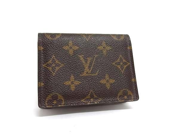LOUIS VUITTON ルイヴィトン カードケース モノグラム ジャポンサンガプール M60530 ブラウン PVC×レザー ユニセックス【本物保証】