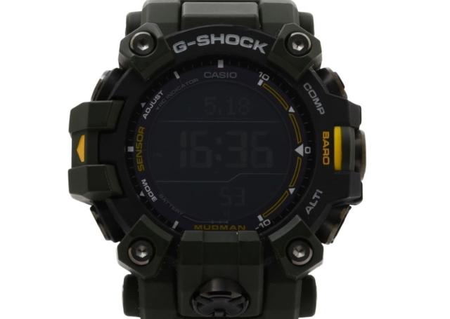 CASIO カシオ 腕時計 G-SHOCK MASTER OF G - LAND MUDMAN GW-9500-3JF ブラック カーキ系 カーボンファイバー強化樹脂（バイオマスプラスチック） 樹脂 メンズ デジタル 美品【本物保証】
