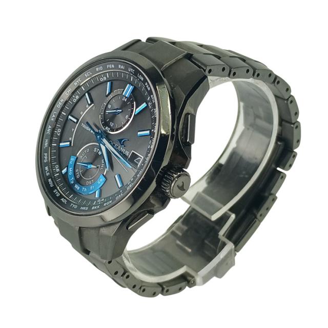 CASIO カシオ 腕時計 オシアナス OCWT2500B1AJF ブラック文字盤 ブラック チタン メンズ アナログ 美品【本物保証】_1