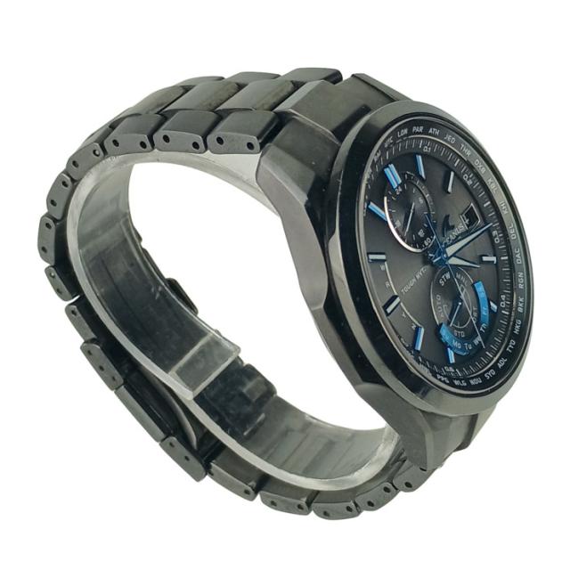 CASIO カシオ 腕時計 オシアナス OCWT2500B1AJF ブラック文字盤 ブラック チタン メンズ アナログ 美品【本物保証】_2
