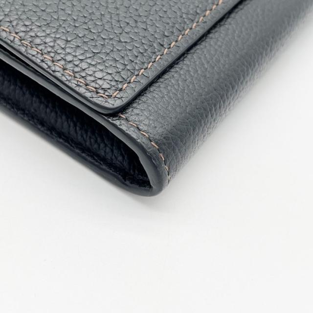 BURBERRY バーバリー 財布 TBコンチネンタルウォレット 8049212 ブラック レザー ユニセックス 二つ折り 長財布 美品【本物保証】_3