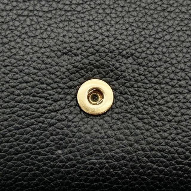 BURBERRY バーバリー 財布 TBコンチネンタルウォレット 8049212 ブラック レザー ユニセックス 二つ折り 長財布 美品【本物保証】_8