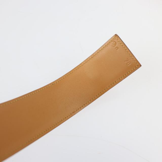 HERMES エルメス コリエドシアン メドール ベルト ライトブラウン 70