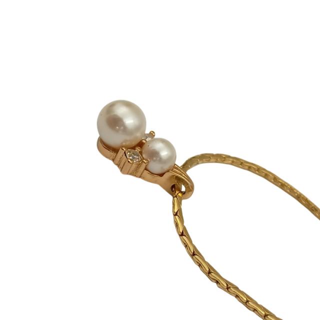Christian Dior ディオール ネックレス ゴールド系 メタル レディース