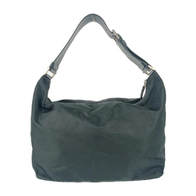 美品 プラダ ショルダーバッグ ワンショルダー ホーボー 三角プレート