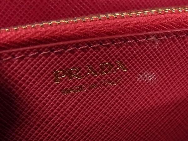 PRADA プラダ 財布 トライアングルロゴ 1M1188 ピンク サフィアーノ