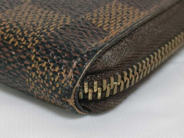 LOUIS VUITTON ルイヴィトン コインケース ジッピーコインパース N63070 エベヌ（ブラウン） ダミエ ユニセックス ラウンドファスナー 小銭入れ【本物保証】_3