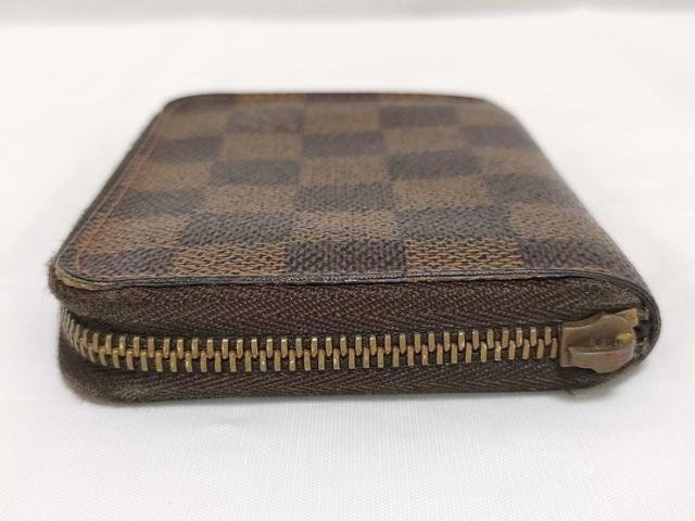 LOUIS VUITTON ルイヴィトン コインケース ジッピーコインパース N63070 エベヌ（ブラウン） ダミエ ユニセックス ラウンドファスナー 小銭入れ【本物保証】_4