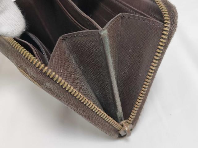 LOUIS VUITTON ルイヴィトン コインケース ジッピーコインパース N63070 エベヌ（ブラウン） ダミエ ユニセックス ラウンドファスナー 小銭入れ【本物保証】_6