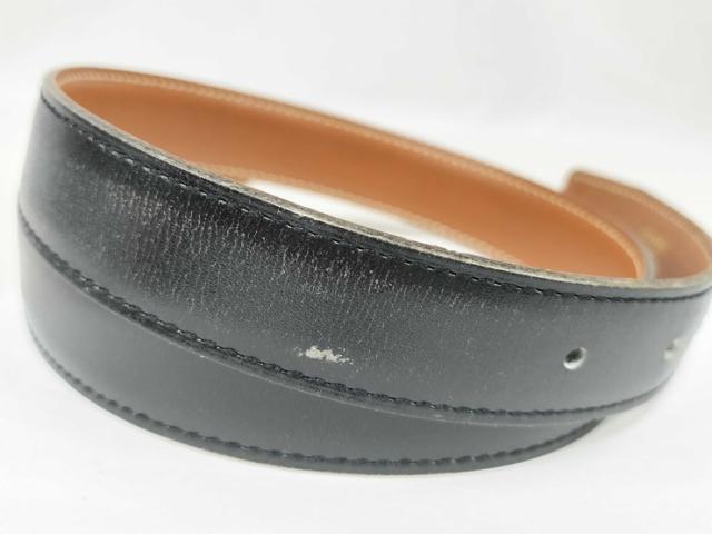 HERMES エルメス ベルト ミニ コンスタンス Hベルト ブラック ゴールド系 レザー レディース H金具 ゴールド金具 美品【本物保証】_8