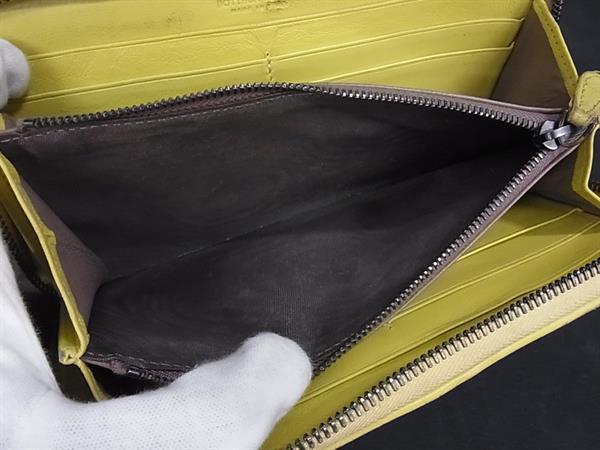 BOTTEGA VENETA ボッテガヴェネタ 財布 イントレチャート - イエロー