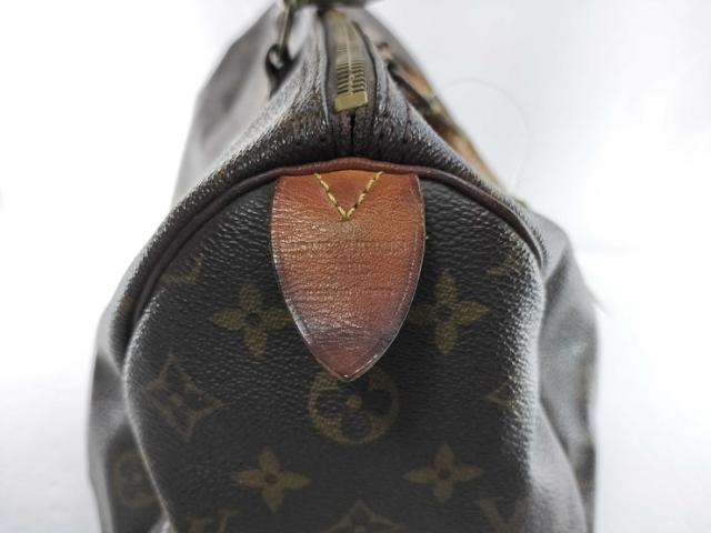 LOUIS VUITTON ルイヴィトン ハンドバッグ スピーディ35 M41107 ブラウン モノグラム・キャンバス レディース ミニボストンバッグ ゴールド金具【本物保証】