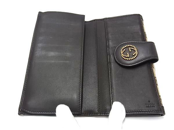 GUCCI グッチ 長財布 インターロッキングG 269970 ブラウン GG 