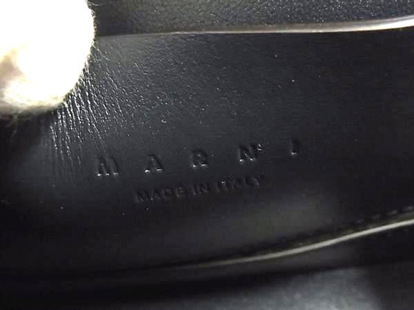 MARNI マルニ ボディバッグ トランカルー ネイビー レザー レディース シルバー金具 超美品【本物保証】_1