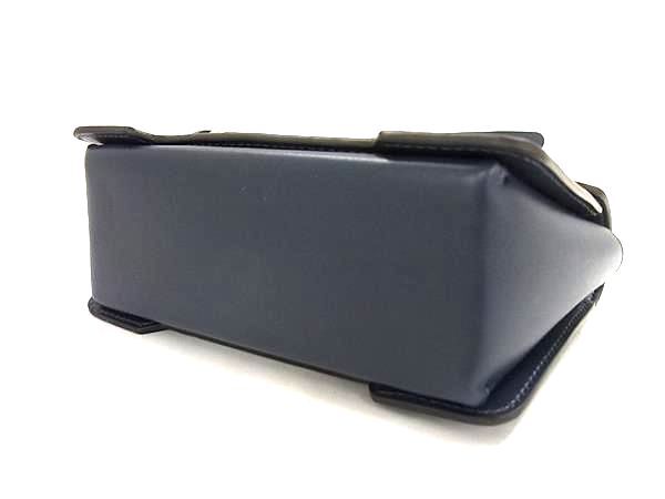 MARNI マルニ ボディバッグ トランカルー ネイビー レザー レディース シルバー金具 超美品【本物保証】_4