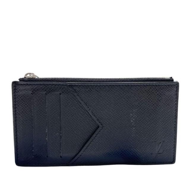 LOUIS VUITTON ルイヴィトン コインケース コインカード ホルダー M62914 アルドワーズ(ブラック系) タイガ メンズ カードケース 美品【本物保証】